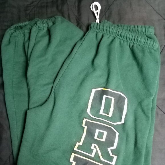 Vintage Oregon Ducks Spell Out Sweatpants Joggers Trainers - Picture 1 of 8